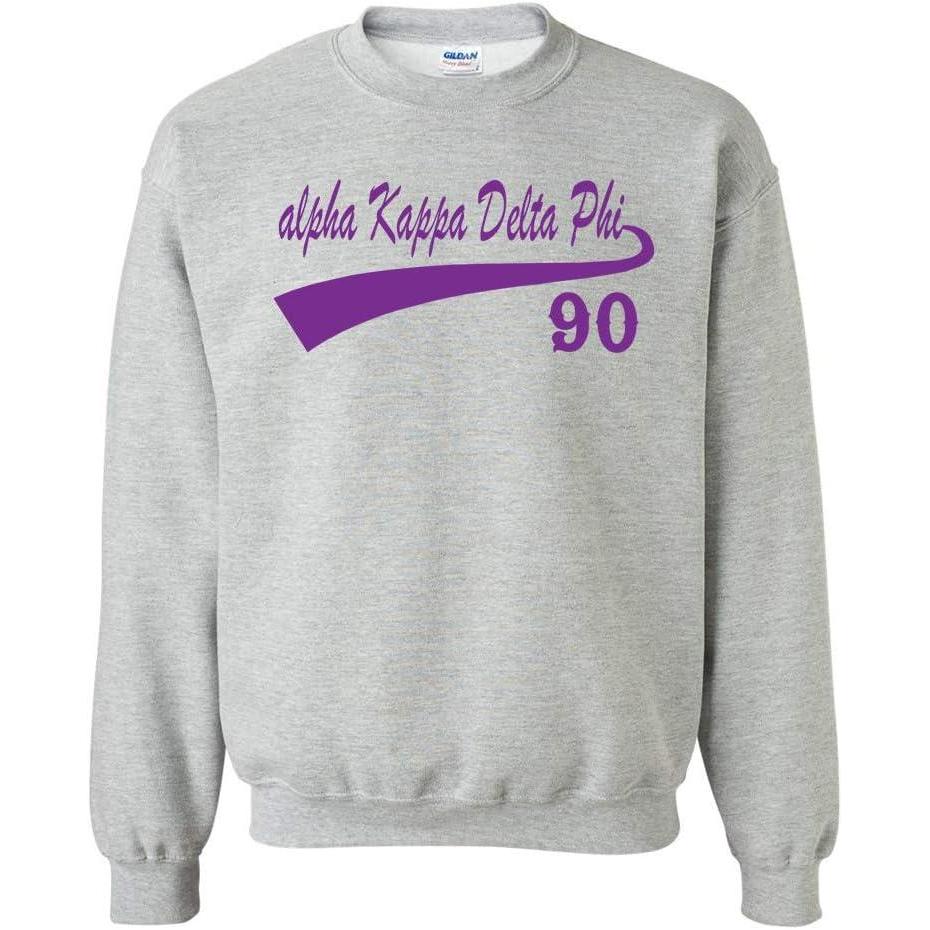 imageAlpha Kappa Delta Phi Tail Crewneck SweatshirtLight Grey