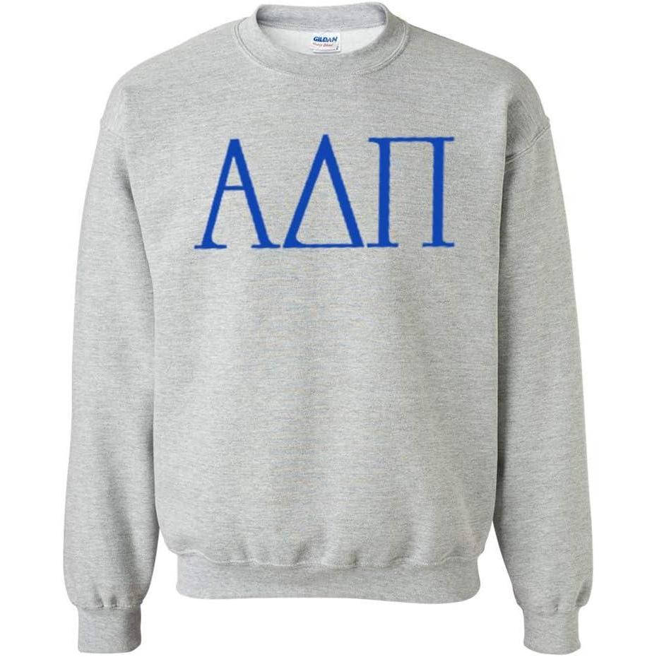 imageGreekgear Alpha Delta Pi University Crewneck SweatshirtLight Grey