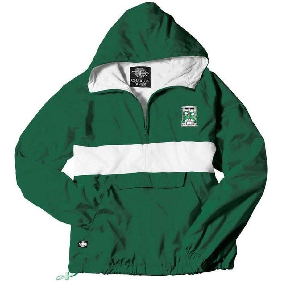 imageGreekgear Alpha Epsilon Phi AnorakForest GreenWhite