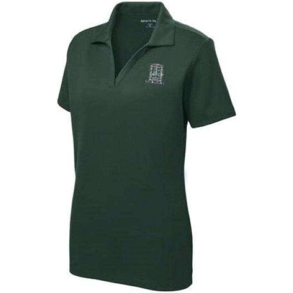 imageGreekgear Alpha Epsilon Phi Emblem PoloDark Forest Green