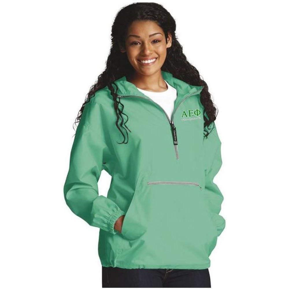 imageGreekgear Alpha Epsilon Phi PackNGo PulloverMint