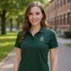 Greekgear Alpha Epsilon Phi Emblem Polo(Dark Forest Green)