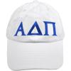 Alpha Delta Pi Greek Letter Hat(White)