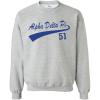 Alpha Delta Pi Tail Crewneck(Light Grey)
