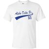 Alpha Delta Pi Tail T-Shirts(White)