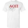 Alpha Omicron Pi AOII Greek Crest T-Shirt(Light Grey)