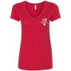 Alpha Omicron Pi AOII Mom Ideal V-Neck(Red)