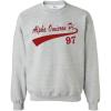 Alpha Omicron Pi AOII Tail Crewneck(Light Grey)