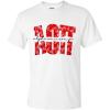 Alpha Omicron Pi Floral Big Lettered T-Shirt(White)