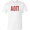 Alpha Omicron Pi University Greek T-Shirts(White)