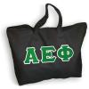 Greekgear Alpha Epsilon Phi Lettered Tote Bag(Black)