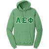 Greekgear Alpha Epsilon Phi Pigment-Dyed Lettered Hooded Sweatshirt(Safari)