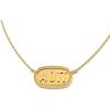 Greekgear Alpha Omicron Pi AOII Athena Necklace(Gold Plated)