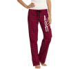 Greekgear Alpha Omicron Pi Women’s Flannel Plaid Pant – PJ’s(Red)