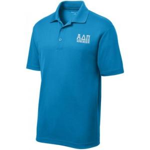 Alpha Delta Pi Greek Letter Polo’s(Pond Blue)