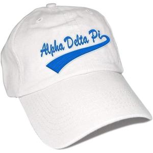 Alpha Delta Pi Tail Hat(White)