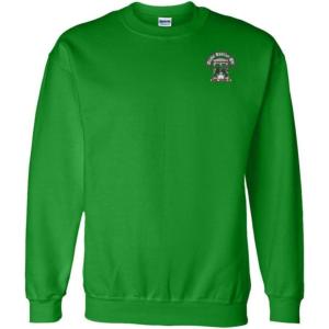Alpha Epsilon Phi Left Chest Crest Crewneck(Green)
