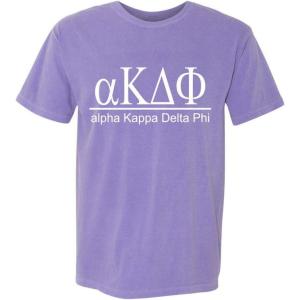 Alpha Kappa Delta Phi Heavyweight T-Shirt(Lilac)