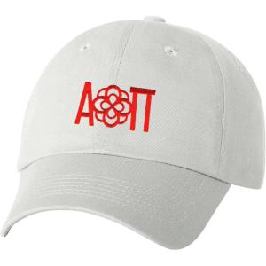 Greekgear Alpha Omicron PI AOII Rose Hat(White)