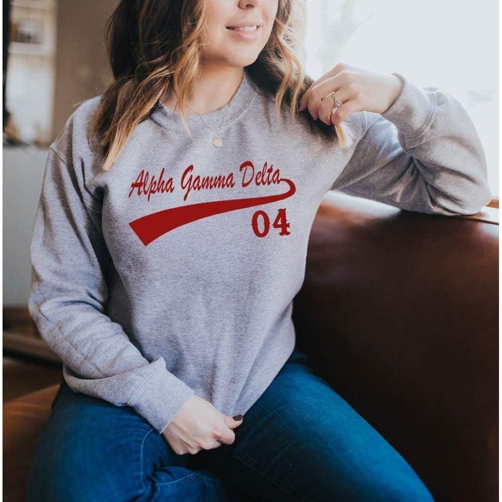 imageAlpha Gamma Delta Tail CrewneckLight Grey