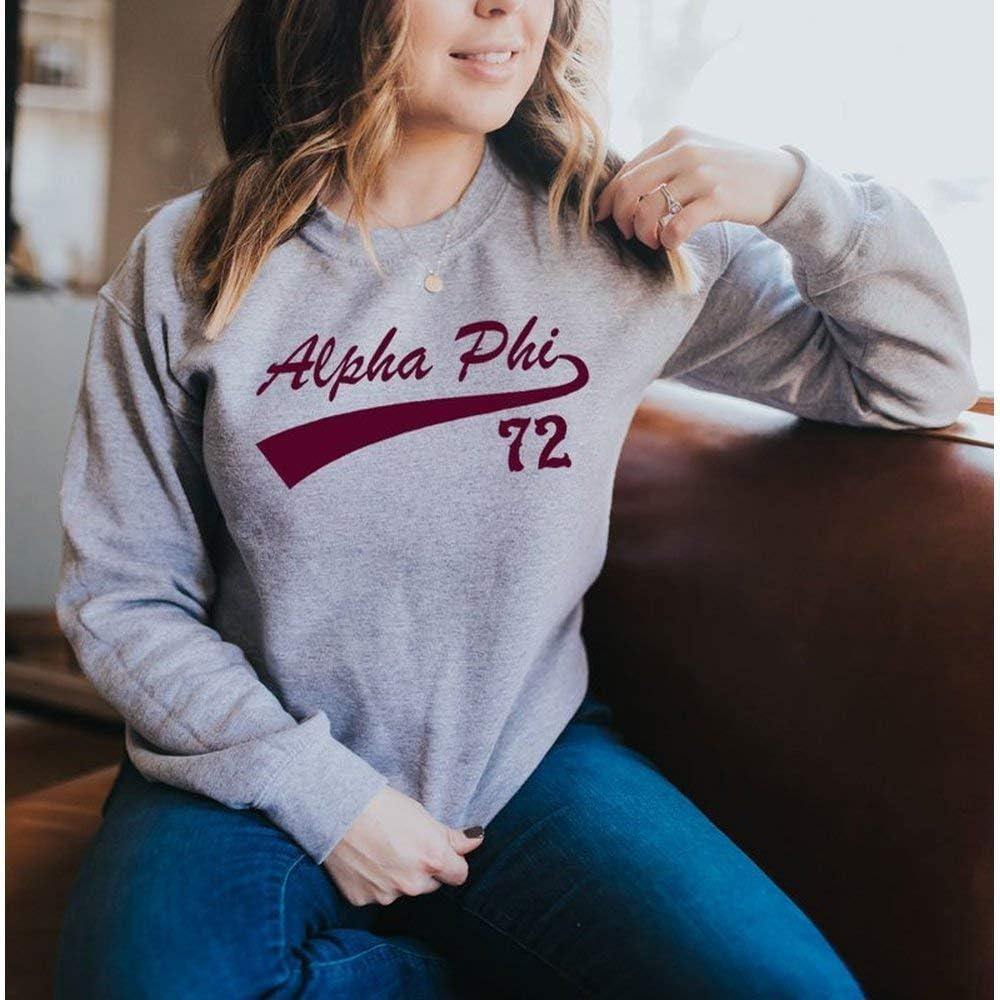 imageAlpha Phi Tail CrewneckLight Grey