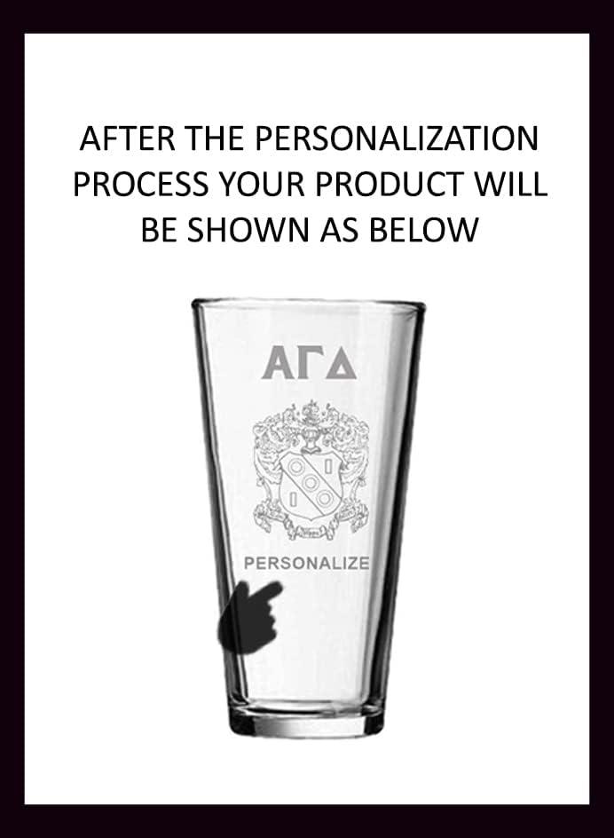 imageGreekgear Alpha Phi Mixing Glass Transparent