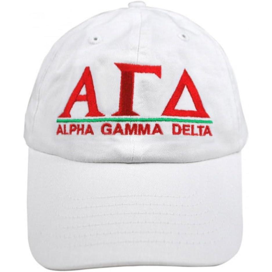 imageAlpha Gamma Delta World Famous Line HatWhite
