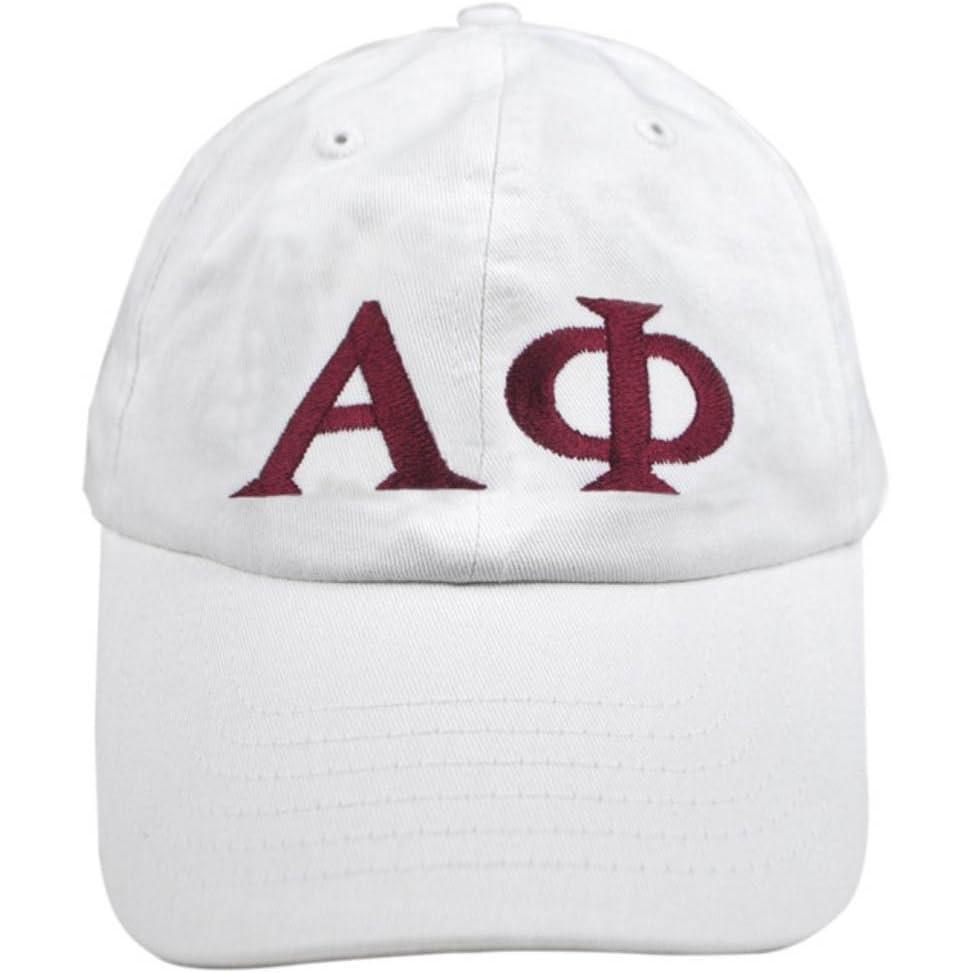imageAlpha Phi Greek Letter HatWhite