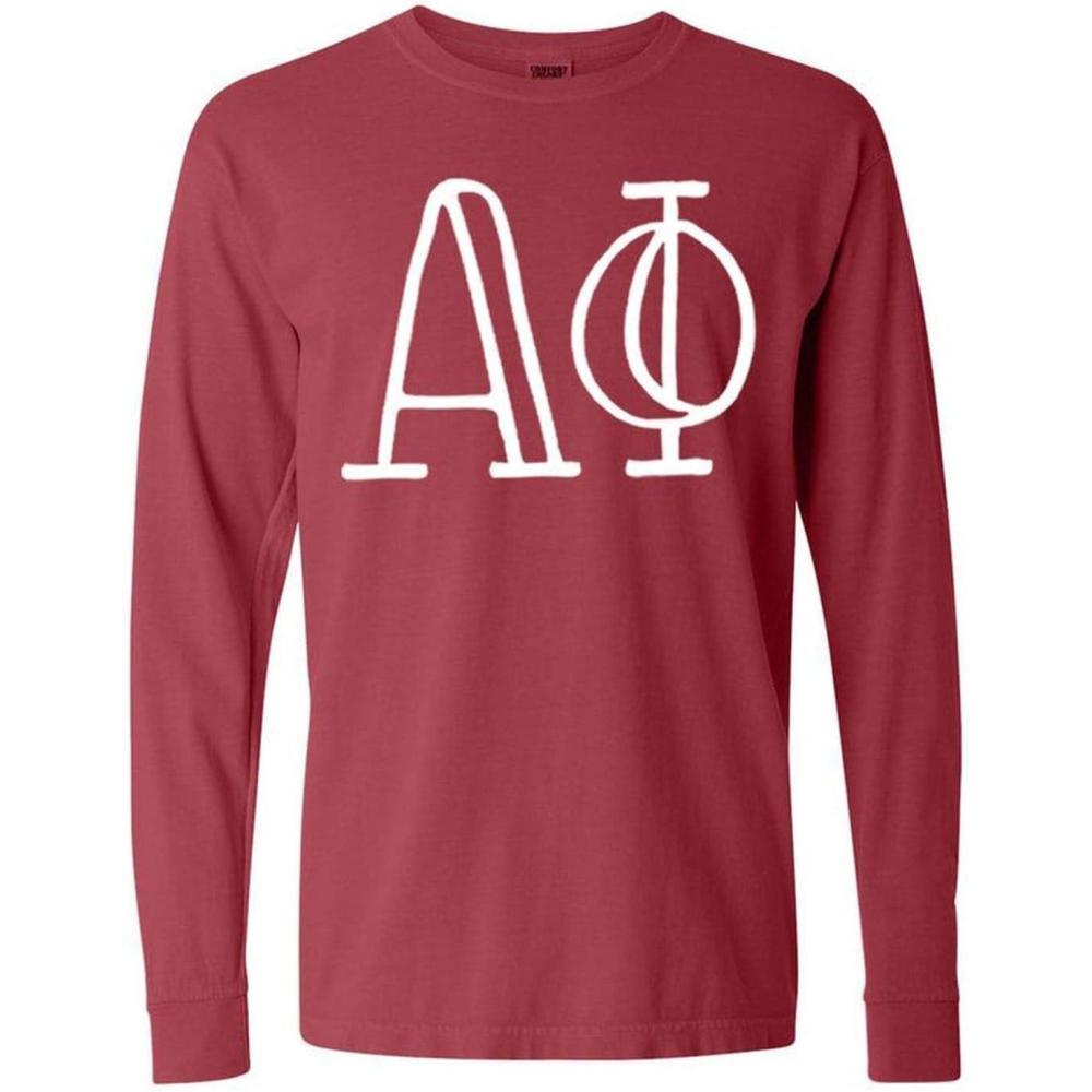 imageAlpha Phi Greek Long Sleeve TShirtPaprika