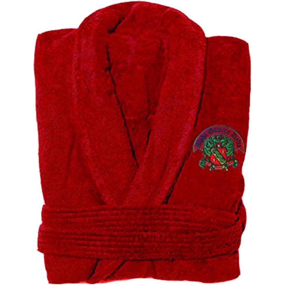 imageGreekgear Alpha Gamma Delta Bathrobe Red