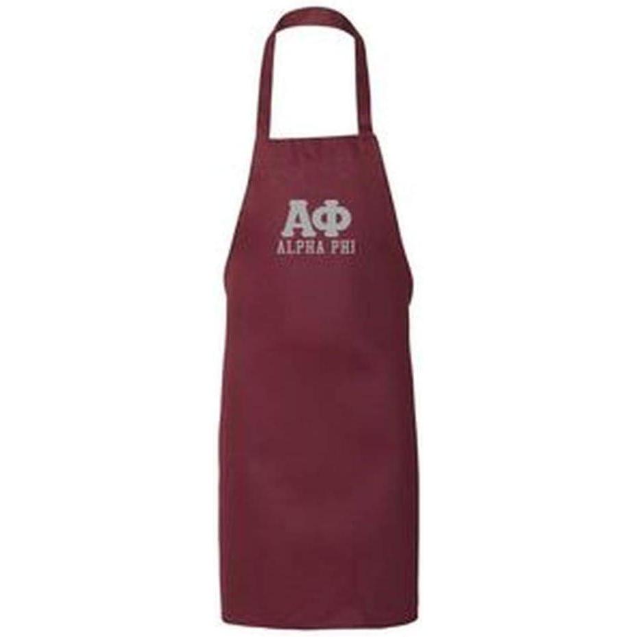 imageGreekgear Alpha Phi Large Apron Maroon