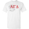 Alpha Gamma Delta Greek Crest T-Shirt(Light Grey)