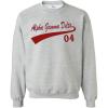 Alpha Gamma Delta Tail Crewneck(Light Grey)