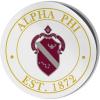 Alpha Phi Circle Crest – Shield Decal