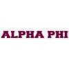 Alpha Phi Long Window Sticker