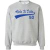 Alpha Xi Delta Tail Crewneck Sweatshirt(Light Grey)