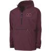 Greekgear Alpha Phi Tackle Twill Lettered Pack N Go Pullover(Maroon)