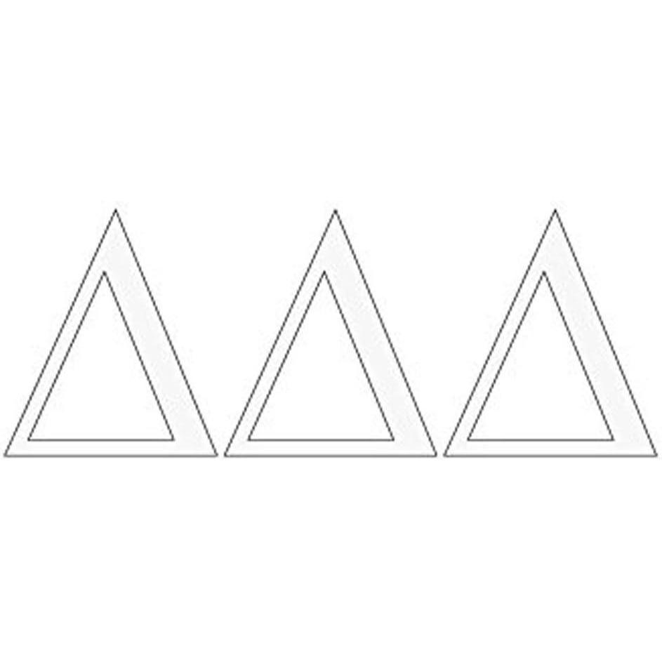 imageDelta Delta Delta Greek Letter Window Sticker Decal