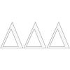 Delta Delta Delta Greek Letter Window Sticker Decal