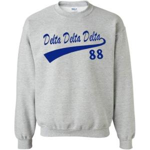 Delta Delta Delta Tail Sweatshirts(Light Grey)