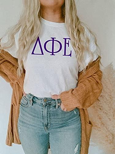 imageDelta Phi Epsilon University Greek TShirtsWhite