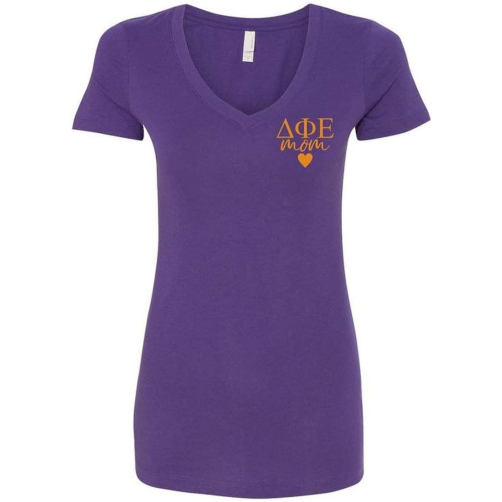 imageDelta Phi Epsilon DPHIE Mom Ideal VNeckPurple