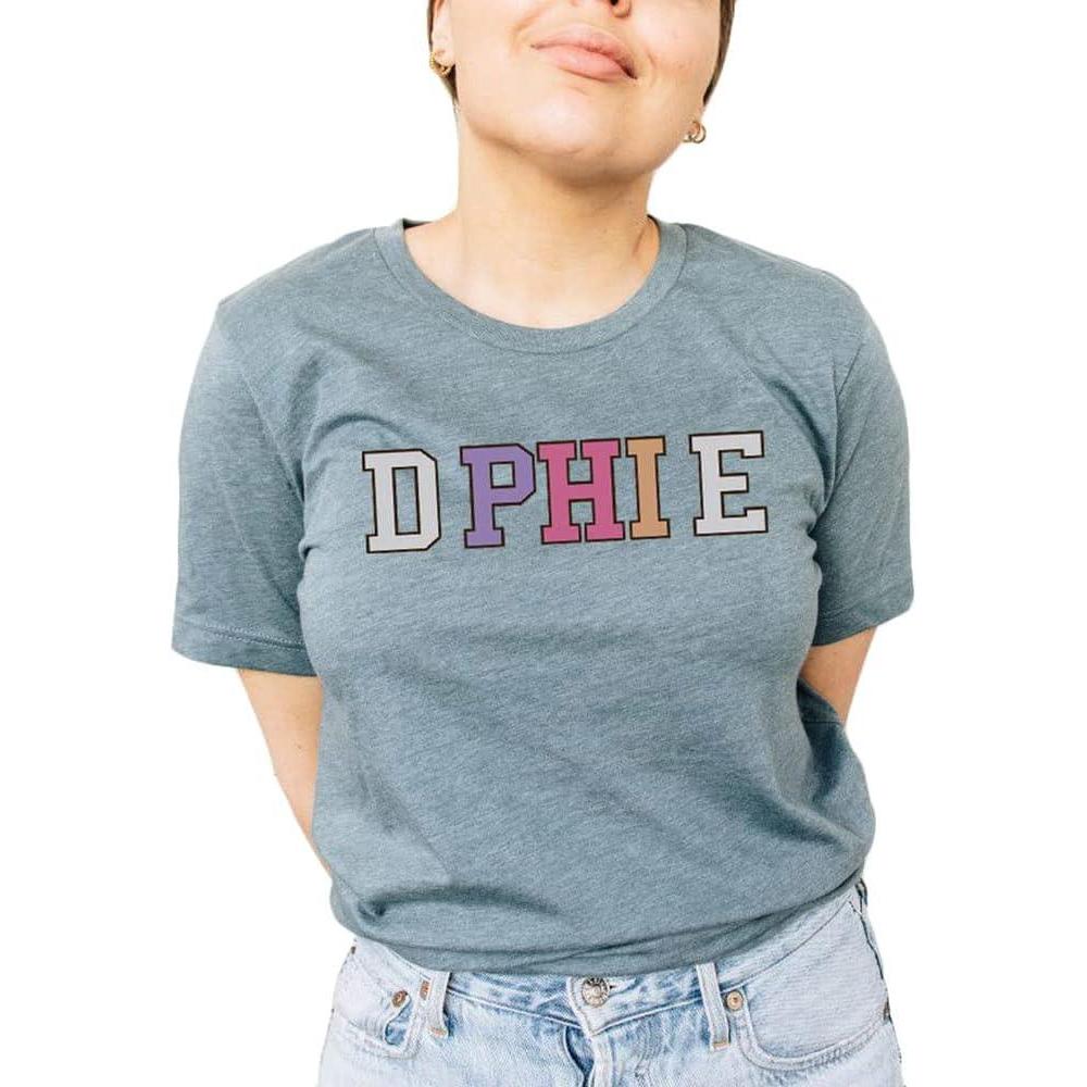 imageDelta Phi Epsilon DPHIE Nickname TeeLight Blue