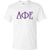 Delta Phi Epsilon University Greek T-Shirts(White)