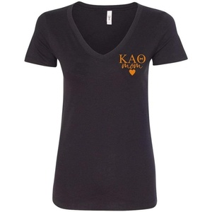 Kappa Alpha Theta Mom Ideal V-Neck(Dark Grey)
