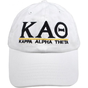 Kappa Alpha Theta World Famous Line Hat(White)