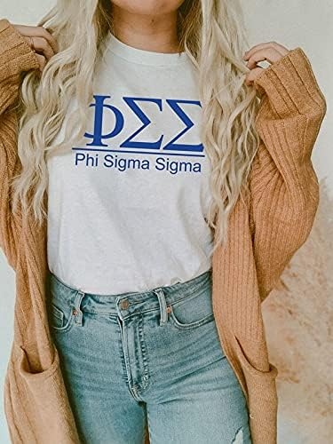 imagePhi Sigma Sigma Heavyweight TShirtWhite