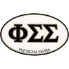 Phi Sigma Sigma Euro Style Sticker