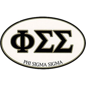 Phi Sigma Sigma Euro Style Sticker