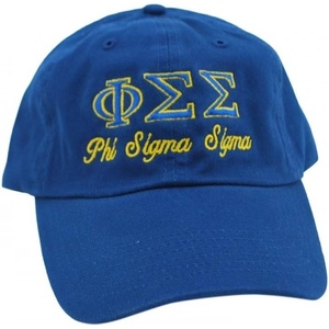 Phi Sigma Sigma Script Cap(Royal Blue)